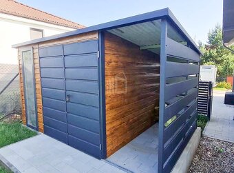 Záhradný domček imitácia dreva, DOVEZIEME POSTAVÍME ZADARMO - 4