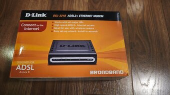 ADSL2+ modem D-Link DSL- 321B - 4