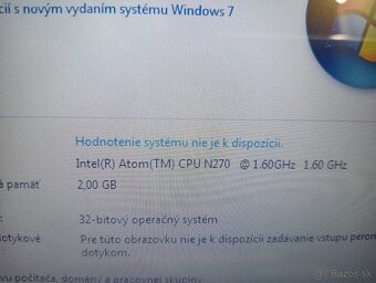 predám  notebook HP MINI 2140 , WINDOWS 7 - 4