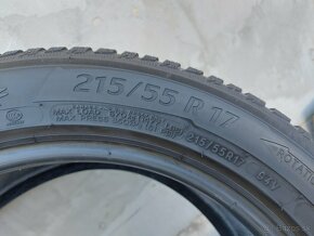 3 ks špičkové zimné pneu Michelin Alpin 5 - 215/55 r17 94V - 4
