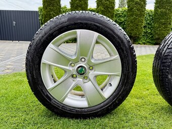 Komplet letnú sadu alu Škoda CRATERIS 5x112 205/55R16. - 4
