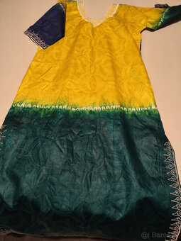 Dámske batikované šaty/Hippie kostým,velk.M/L,Nové - 4