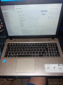 ASUS X541NA – SSD 256 GB, Windows 10, funkčný - 4