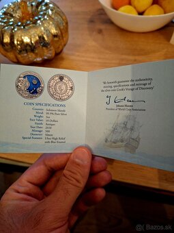 JAMES COOK DISCOVERY" 250th Anniversary Silver Coin - 4