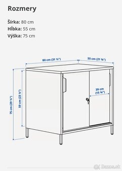 Uzamykateľná skriňa IKEA - 4