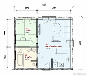 Predám záhradu s projektom na zahradný dom - chatu do 50m2 - 4