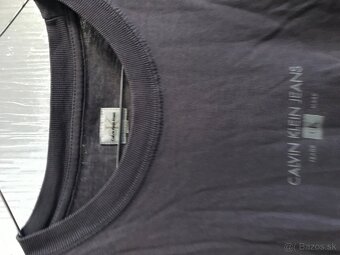 CALVIN KLEIN originál sive pánske tricko XL - 4