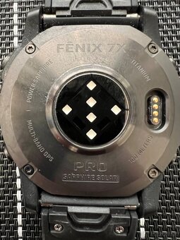 Predám GARMIN Fenix 7X PRO Sapphire Solar Titanium black - 4