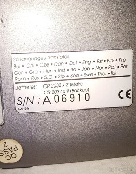 Prekladač - Elektronický diár Global Translator - 4