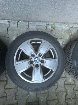 Predám 4k disky a zimné gumy BMW R16 s TPMS - 4