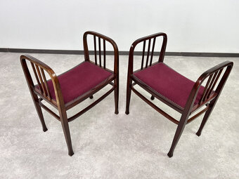 Thonet kresielka - taburety 1900 Otto Wagner - 4