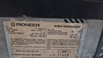 Pioneer KEH-4000 RDS - 4