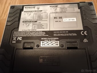 Looper Twin pedal stereo Boss RC-30 - 4