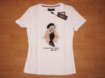 Ralph Lauren dámske biele tričko - 4