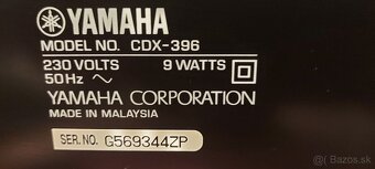 Predám CD prehrávač Yamaha CDX-396 - 4