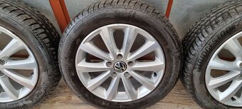 Predám originálne hliníkové disky VW r16 5x112 - 4
