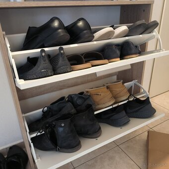 Botník/skrinka na topánky dekor dub - 4