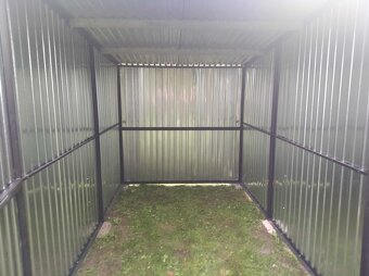 3x5m plechová garáž - 4
