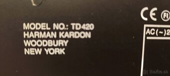 Predám deck Harman Kardon TD-420 - 4