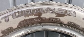215/55 R17 letné pneu, jazdené - 4
