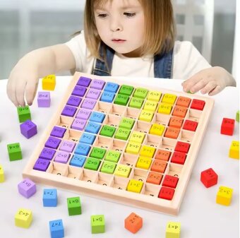 Matematická hračka na násobenie 1 až 9 - 4