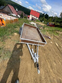 Predám brzdený prívesný vozík – nosnosť 1500 kg (bez TP) - 4
