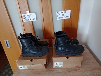 Dievčenské zatepl.clenkove topánky zn.Bata veľ.33 - 4