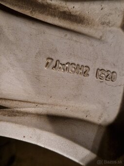 ALU disky + zimne pneu BMW E60 E61 R16 - 4