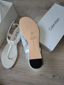 biele sandále Calvin Klein - nové - 4