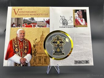 Investičné striebro minca cook Island Benedikt swarovski - 4