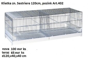 Zostava 4ks Talianskych klietok (ART 402) 120cm - 4