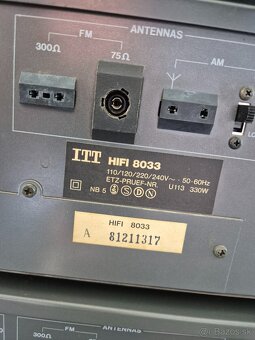 Predám tuner/amplifier ITT - 4