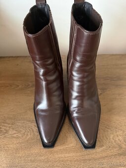 Kožené čoko čižmy veľ.39 - 4