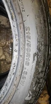 Pneumatiky letné 2ks - Bridgestone 215/50/R18 - 4