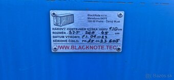 Hakovy kontajner výška háku 1m - 4