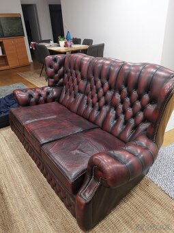 kozenna trojsedacka chesterfield - 4