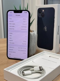 Apple iPhone 13 128GB - ZÁRUKA / NOVÁ BATÉRIA - 4