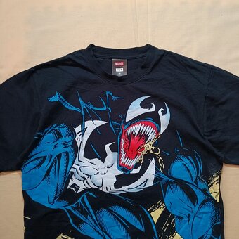 Huf x Marvel čierne tričko s potlačou Venom M - 4