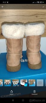 dievčenské zateplené čižmy - 4