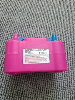 Elektrická nafukovačka na balónky (nepoužité) - 4