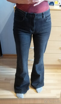Džínsy skinny flare dámske - 4