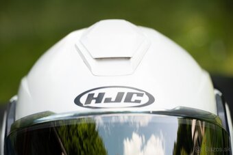 Preklápacia prilba na motocykel HJC I100 Solid perleťovo bie - 4