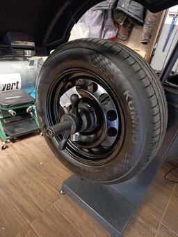 Disk R16, 6,5Jx16, 5x112, ET46 + letné pneu Kumho 205/60 R16 - 4