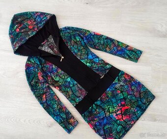 Šaty/tunika s kapucňou v.M - 4