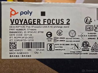 Slúchadlá Poly Voyager Focus 2 - 4