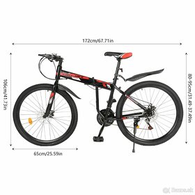 Horský bicykel 26 " - Skladací - 4