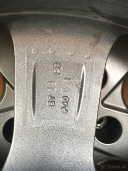 Predám 4ks 17" diskov Dezent TS8987, 7Jx17 - 4