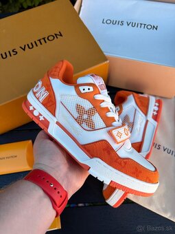 Louis vuitton tenisky orange full box - 4