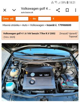 Golf 4 combi 1.6.16v 77kw - 4