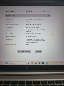 Predam Laptop HP Elitebook 840 G8 - i7/32G-RAM/512G SSD - 4
